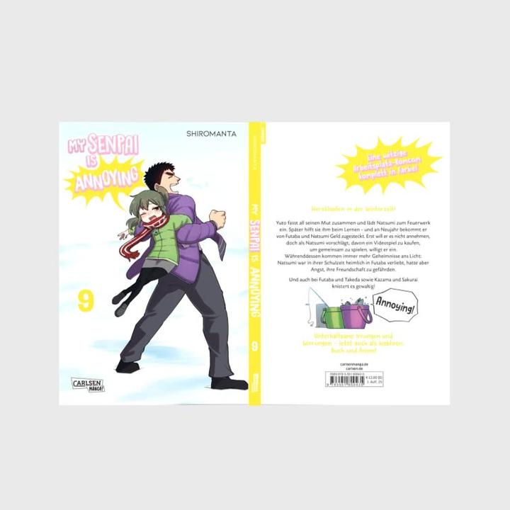 Actual product image My Senpai is Annoying 9 (German, Luise Steggewentz, Shiromanta, 2025)