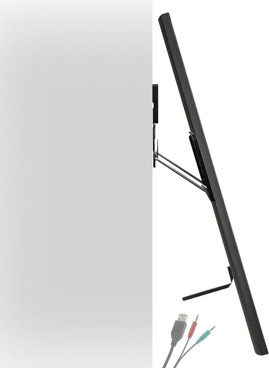 Produktbild Maclean Ultra slim wall mount for TV MC-481 (Wand, 80", 75 kg)