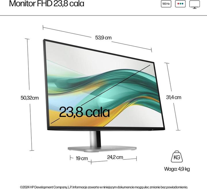 Actual product image HP INC. (1920 x 1080 pixels, 23.80")