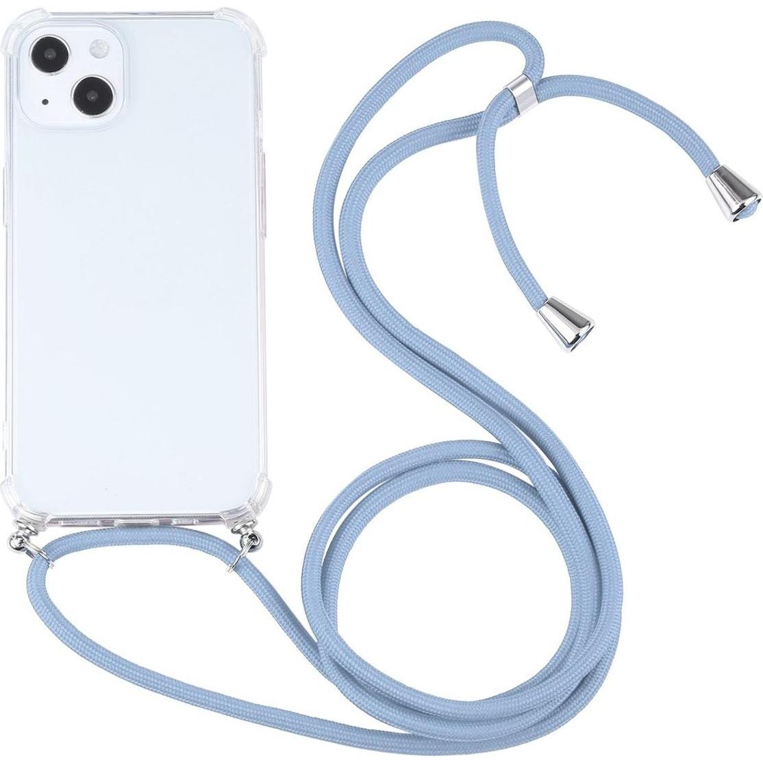 König Design Hülle Handy Schutz für Apple iPhone 13 mini Case Cover Tasche Etuis Bumper Blau, Handykette, Blau
