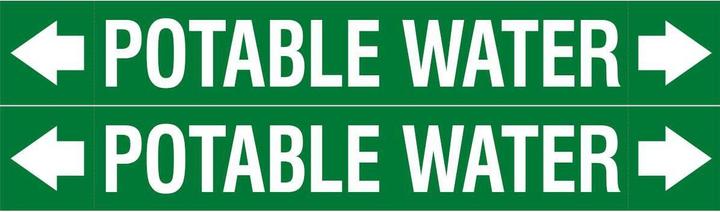 Image du produit Brady ASME - Marqueurs de tubes - Eau potable