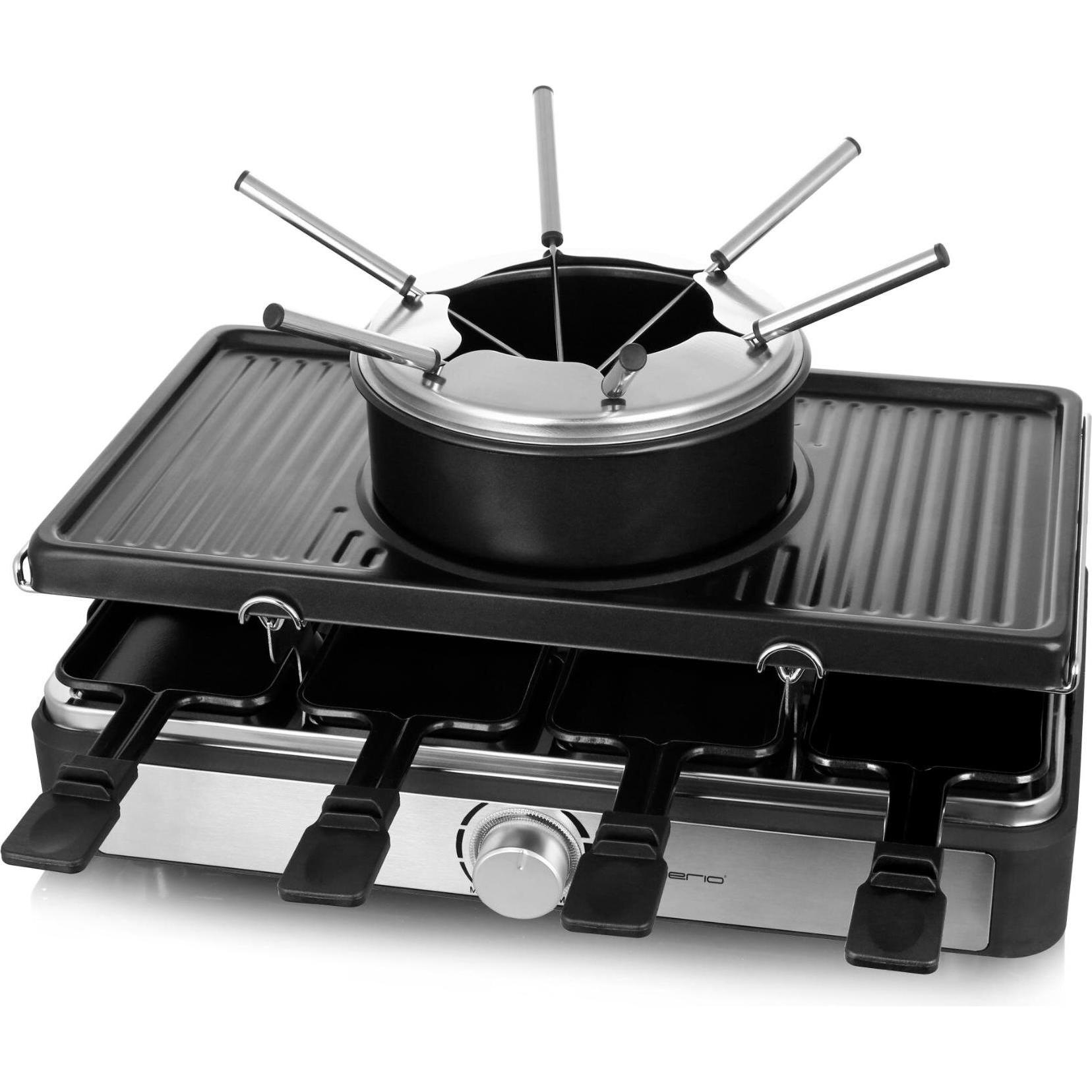 Emerio Nero Griglia Per Raclette, Fornello Da Raclette,