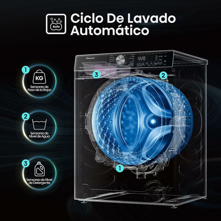 Actual product image Hisense WF5S1045BW (10.50 kg, Left)