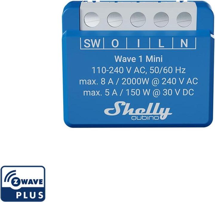 Produktbild Shelly Wave 1 Mini EU LR (Schaltaktor)