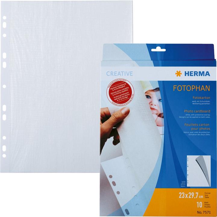 Produktbild HERMA Fotokarton (23 x 29.7 cm)