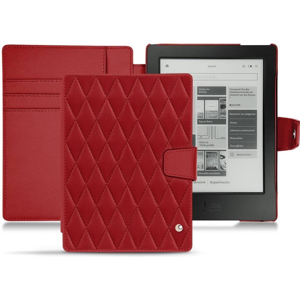 Noreve Lederschutzhülle Wallet (Aura H2O), Tablet Hülle, Rot
