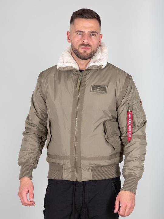 Image du produit Alpha Industries Bomberjack pour homme, coupe ajustée, patch logo et étiquette Remove Before Flight (XXL)