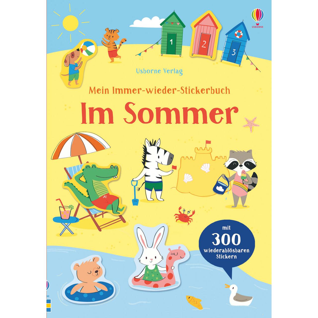 Usborne Publishing, Sticker, Mein Immer-wieder-Stickerbuch: Im Sommer