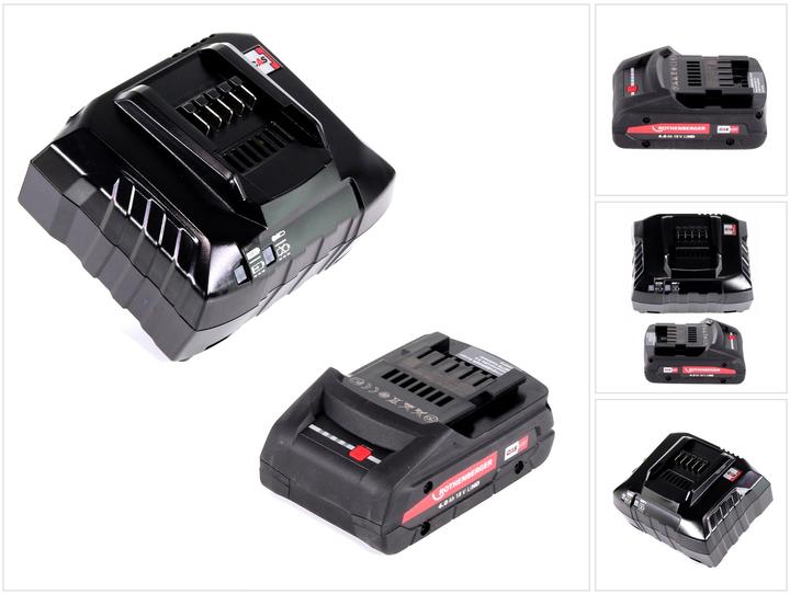 Actual product image Rothenberger Battery set 18V LiHD with 1x battery 4.0Ah ( 1000002548 ) + charger ( 1000001654 ) (18 V)