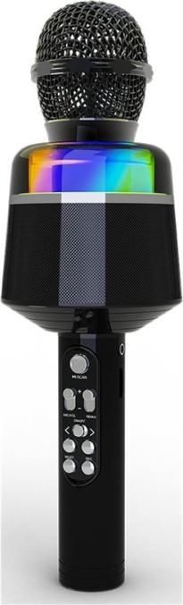 Actual product image Gembird Wired headphones MICBT-01-BK Wireless Karaoke Microphone, Black |