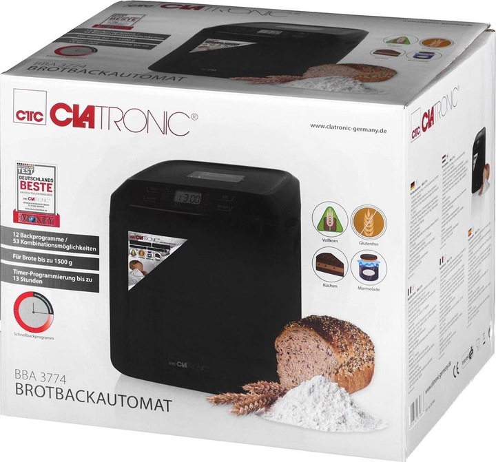 Image du produit Clatronic Machine à pain