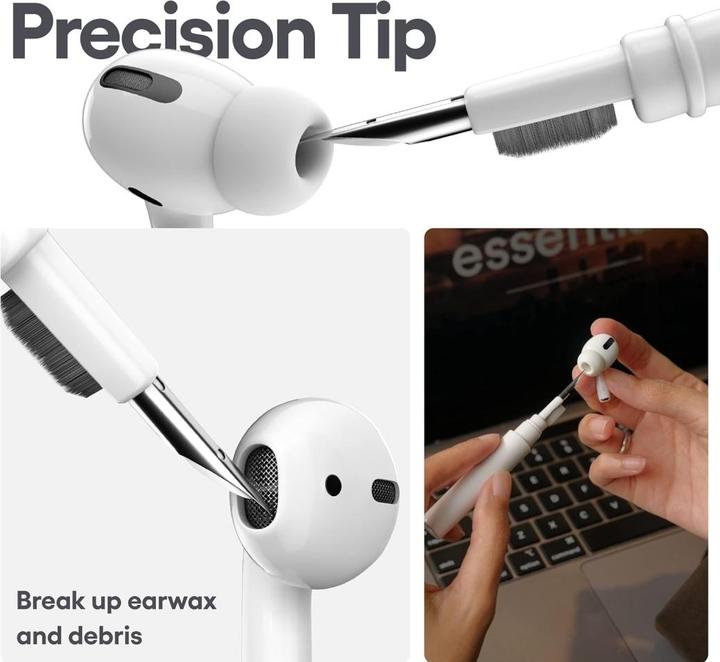 Actual product image Screenguard 3-in-1 Kopfhörer Reinigungsstift Cleaning Kit (Apple AirPods)