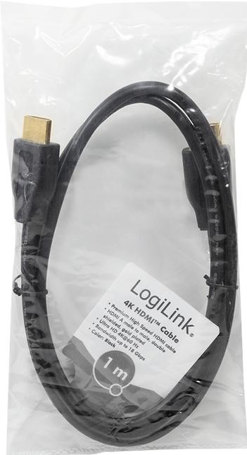 Actual product image LogiLink HDMI (Typ A) — HDMI (Typ A) (1 m, HDMI, 2.0)