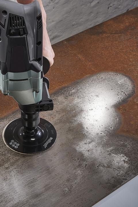 Actual product image wolfcraft 5 Adhesive grinding discs Aluminium oxide K180, ø125mm (180)