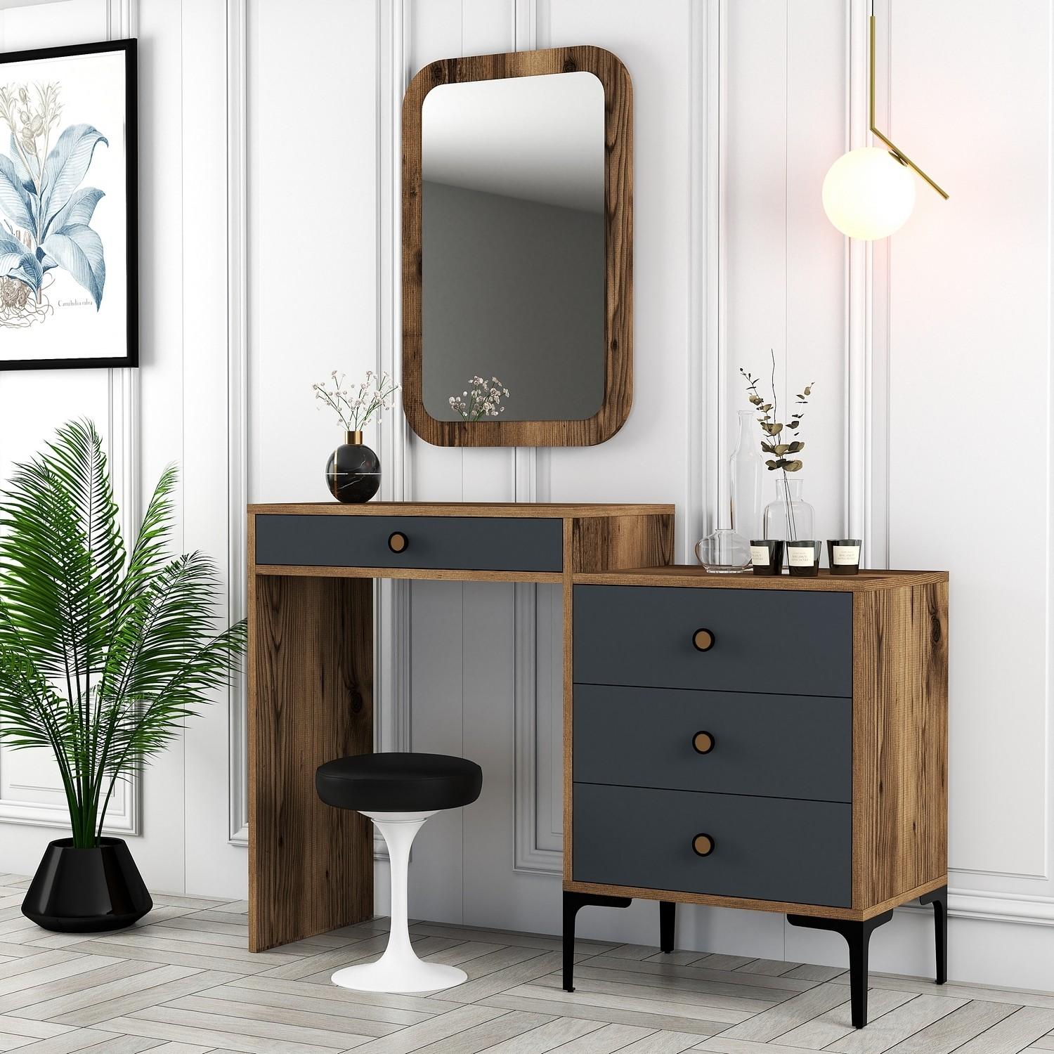 Thumbnail - Hanah Home, Kommode + Sideboard, Agathe (124 x 40 x 85 cm)