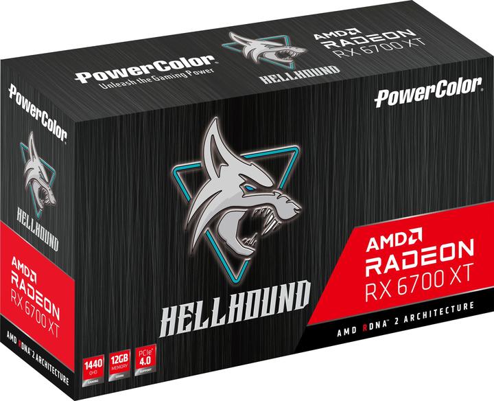 Image du produit Powercolor AMD Radeon RX 6700 XT Hellhound (12 Go)