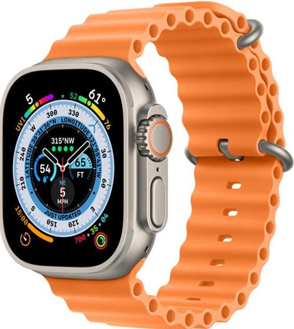 Image du produit PhoneLook Bracelet en caoutchouc silicone ondulé Ultra 49 mm (49 mm, Caoutchouc / silicone)