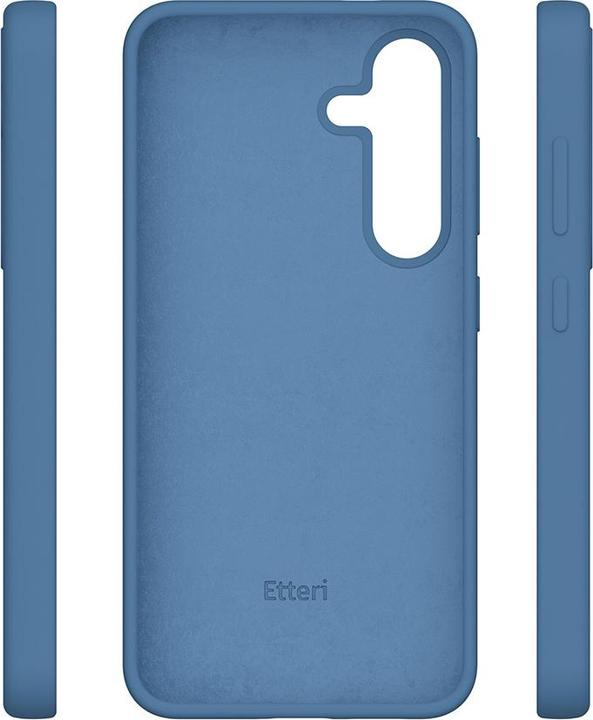 Actual product image Etteri Silicone case for Samsung Galaxy S24 dark blue (Samsung Galaxy S24)
