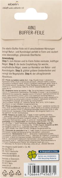 Produktbild dm ebelin 4in1 Buffer-Feile