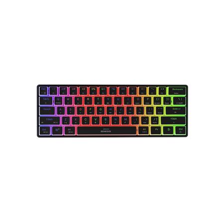Actual product image Genesis Klawiatura Dla Graczy Thor 660 G2 Us Black Bezprzewodowa RGB Mechaniczna Gateron Brown (US, Cable, Wireless)