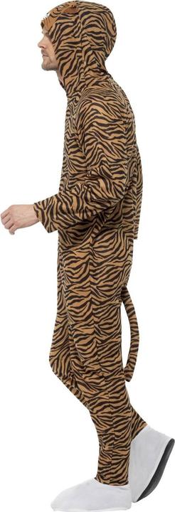 Actual product image Smiffys Unisex Adult Tiger Costume Jumpsuit (L)