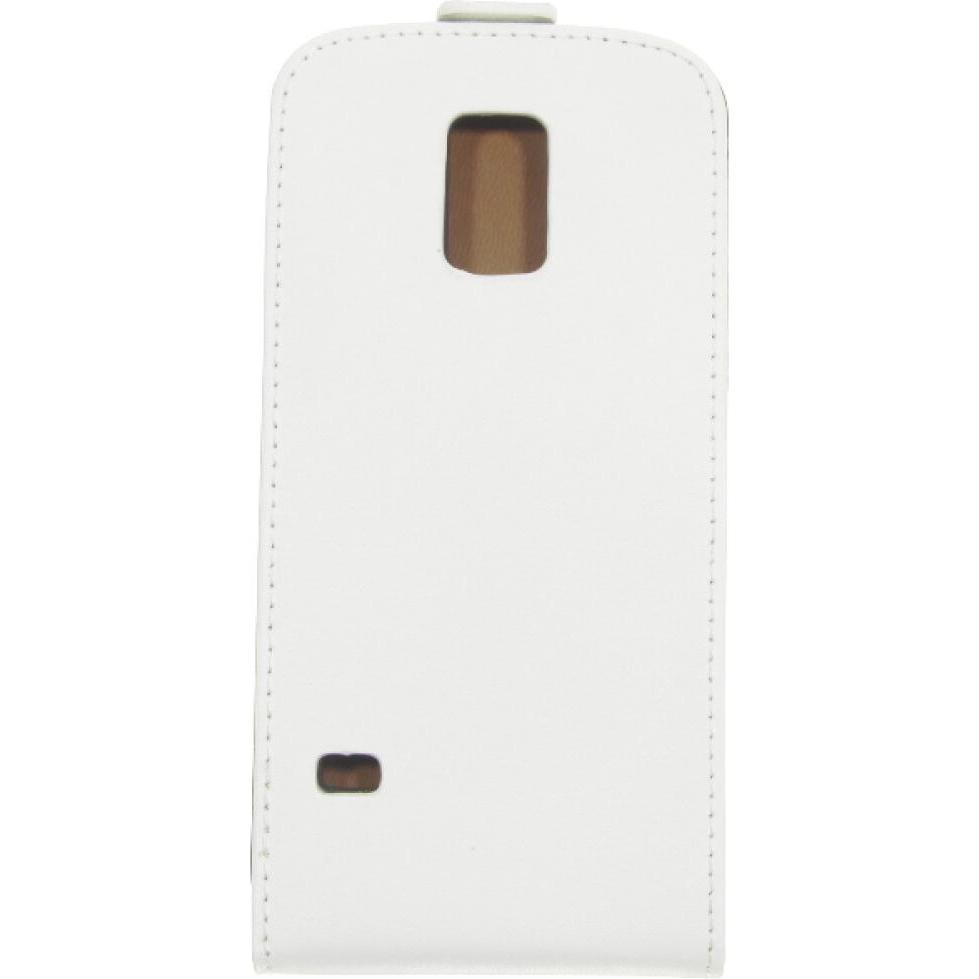 Thumbnail - OEM Slim Leather Flip Case Galaxy S5 mini - White (Samsung Galaxy S5 Mini), Smartphone Hülle, Weiss