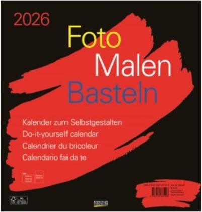 Produktbild Bastelkalender schwarz