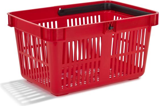 Nordiska Plast Indkøbskurv 27 liter rød