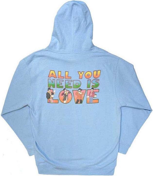 Produktbild The Beatles All You Need Is Love Kapuzenpullover Rückseitiger Aufdruck (S)