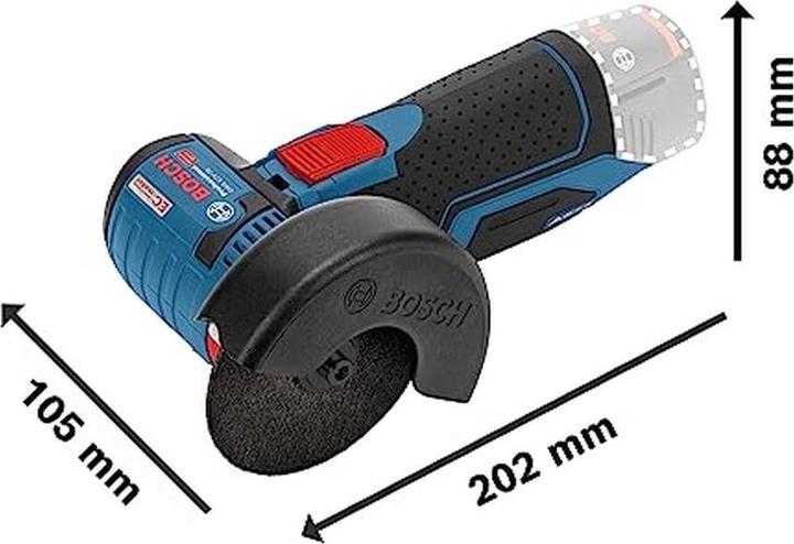 Actual product image Bosch Professional Combo kit set with 2 12V tools: GSR 12V-15/GWS 12V-76, 2x battery GBA 12V 2.0Ah