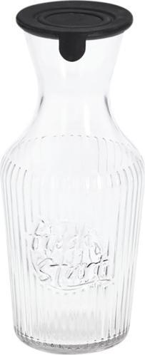 Produktbild Zeller Present Glaskaraffe mit Silikondeckel 1.2 l ø 11x25.5 cm (1.20 l)