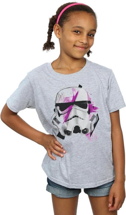 Produktbild Star Wars Stormtrooper Command Sketch TShirt Mädchen (140, 146)