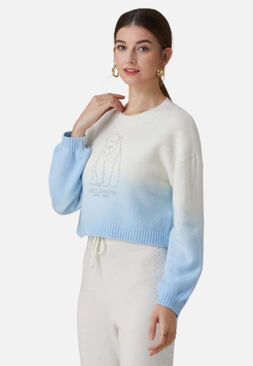 Produktbild Bellemere Sweater Polar Bear Cropped Cashmere Sweater (With Crystal Touch) (M)