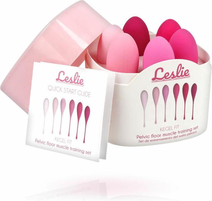 Leslie Kegel Fit Pelvic Muscle Training Set 6 pieces (110 grammes, 50 grammes, 80 grammes, 95 grammes)