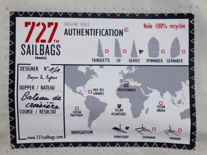 Image du produit 727 Sailbag Corbeille à papier en voile Dacron