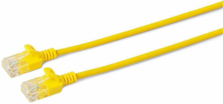 Produktbild MicroConnect U/UTP CAT6 0.15M Yellow Slim (U/UTP, CAT6, 0.15 m)
