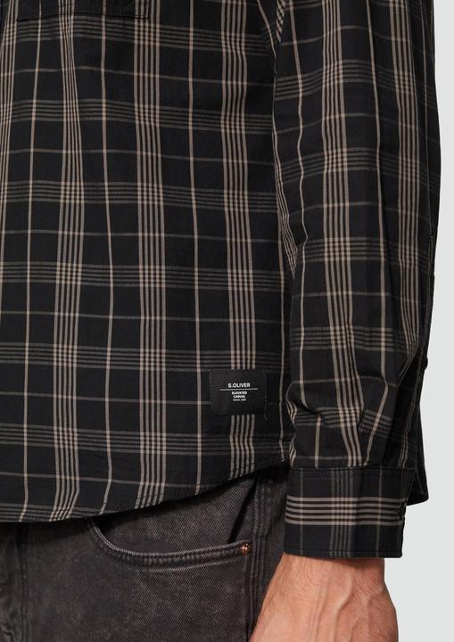 Immagine prodotto S.Oliver Hemd Regular Fit: Kariertes Hemd mit Label-Patch (XXL)