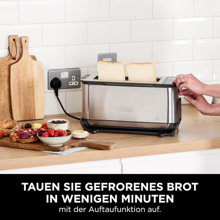 Actual product image Ninja 3-in-1 Multifunctionele Toaster, Grillplaat en Panini Maker - 7 Roosterstanden - RVS - ST202EU