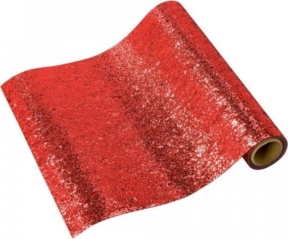 TALKING TABLES Red Glitter Table Runner (180 x 30 cm)