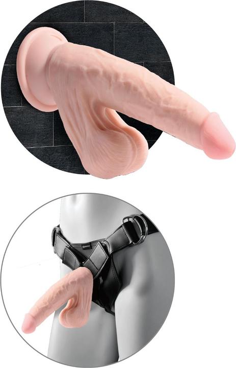 Produktbild Pipedream Plus Realistischer Dildo mit beweglichem Hodensack