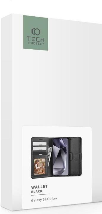 Actual product image Tech-Protect Wallet black (Samsung Galaxy S24 Ultra)