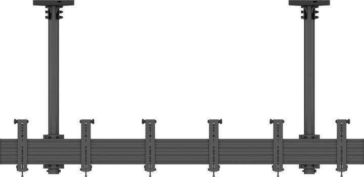 Produktbild Multibrackets Deckenhalter 3x, 30"- 42", schwarz, VESA 100x