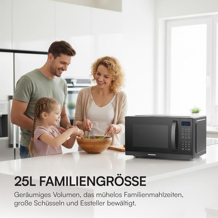 Produktbild Heinner Mikrowelle mit Timer und Auftaufunktion (25 l)