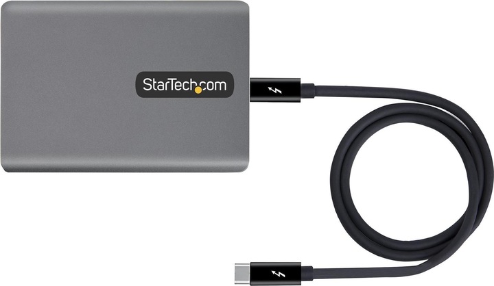 Immagine prodotto StarTech COM Adattatore da Thunderbolt 3 a Ethernet 10GbE Multi-Gigabit Thunderbolt 3 a rete RJ45 Ada (Thunderbolt 3, RJ45 10 Gigabit Ethernet (1x))