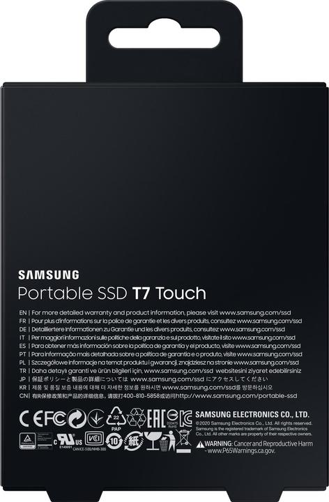 Actual product image Samsung Portable T7 Touch (1000 GB)
