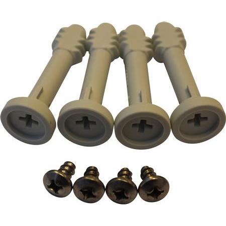 Fibox Lågskruesaet krydskaerv til EK og EK Solid kapslinger inkl.Skruer til montageplade for 30 og 100, Accessori di elettronica + Alloggiamento