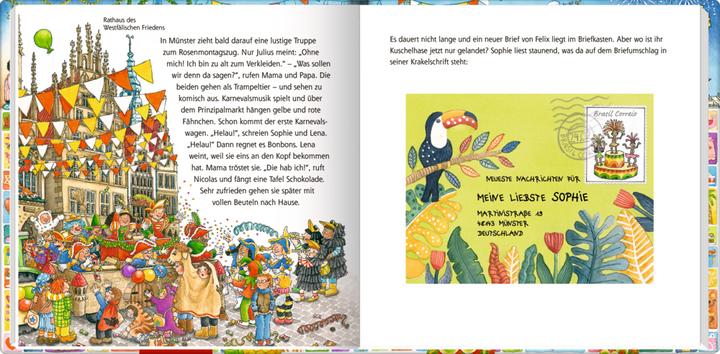 Produktbild Felix feiert Feste in aller Welt (Deutsch, Annette Langen, 2022)