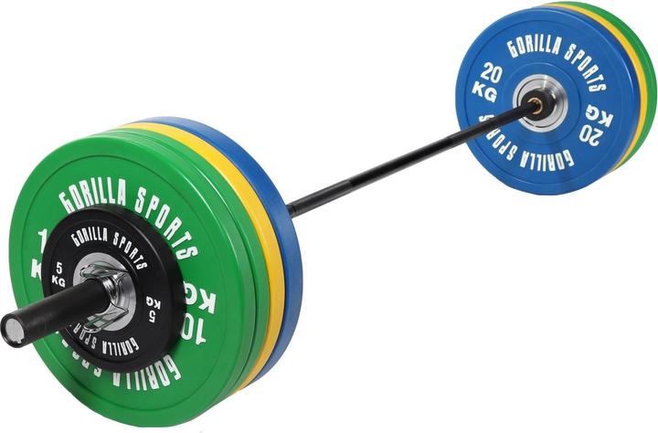 Immagine prodotto Gorilla Sports Set di bilancieri Bumper Plates (1 x 140 kg)