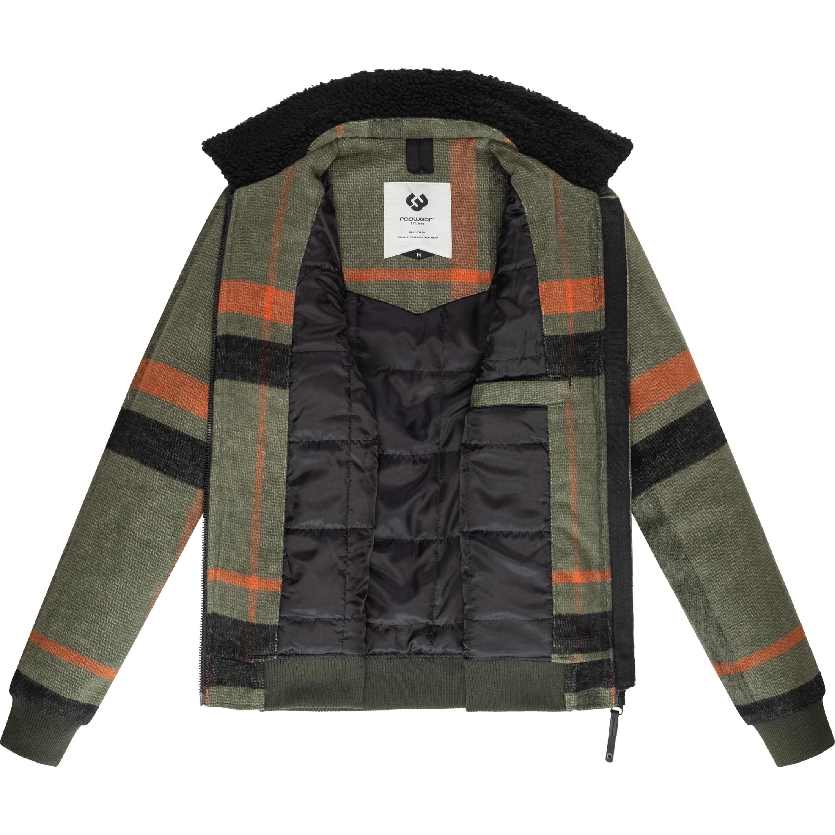 Thumbnail - Ragwear, Herren, Jacke, Sivval Check (M), Grün, M