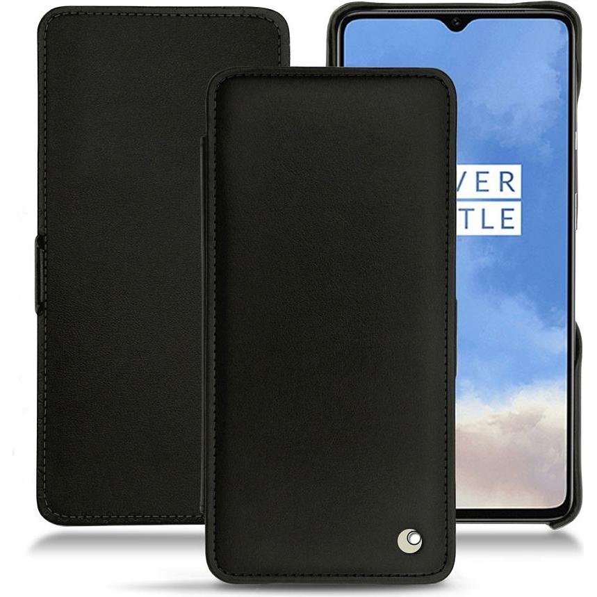 Thumbnail - Noreve Lederschutzhülle horizontal (OnePlus 7T), Smartphone Hülle, Schwarz
